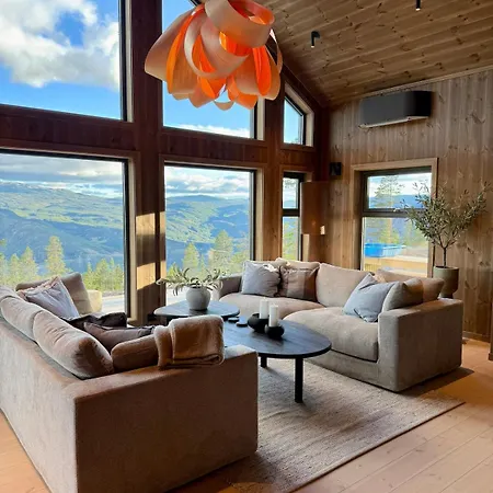 Turufjell - New Beautiful With Amazing View - Jacuzzi - 5 Bedrooms Flå