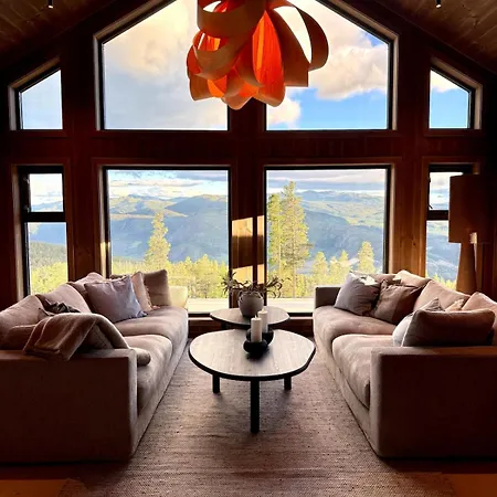 Nyaraló Turufjell - New Beautiful With Amazing View - Jacuzzi - 5 Bedrooms Flå